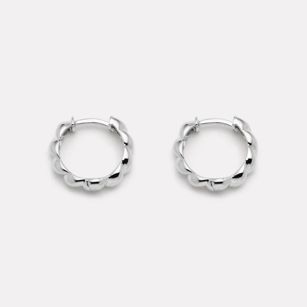 Najo - Zippy Twist Huggie Earrings