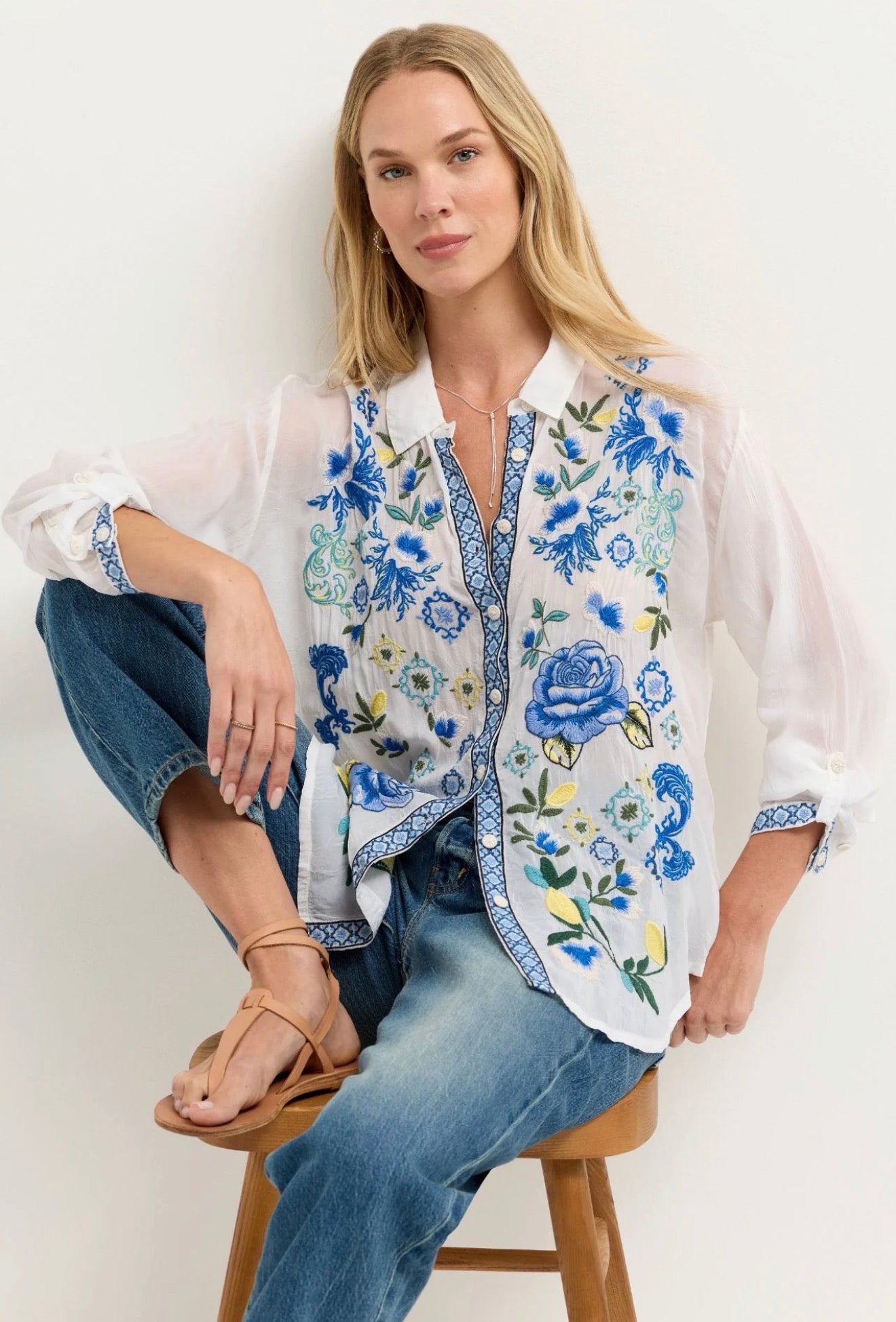 Johnny Was - Luisa Shirt | Olympus