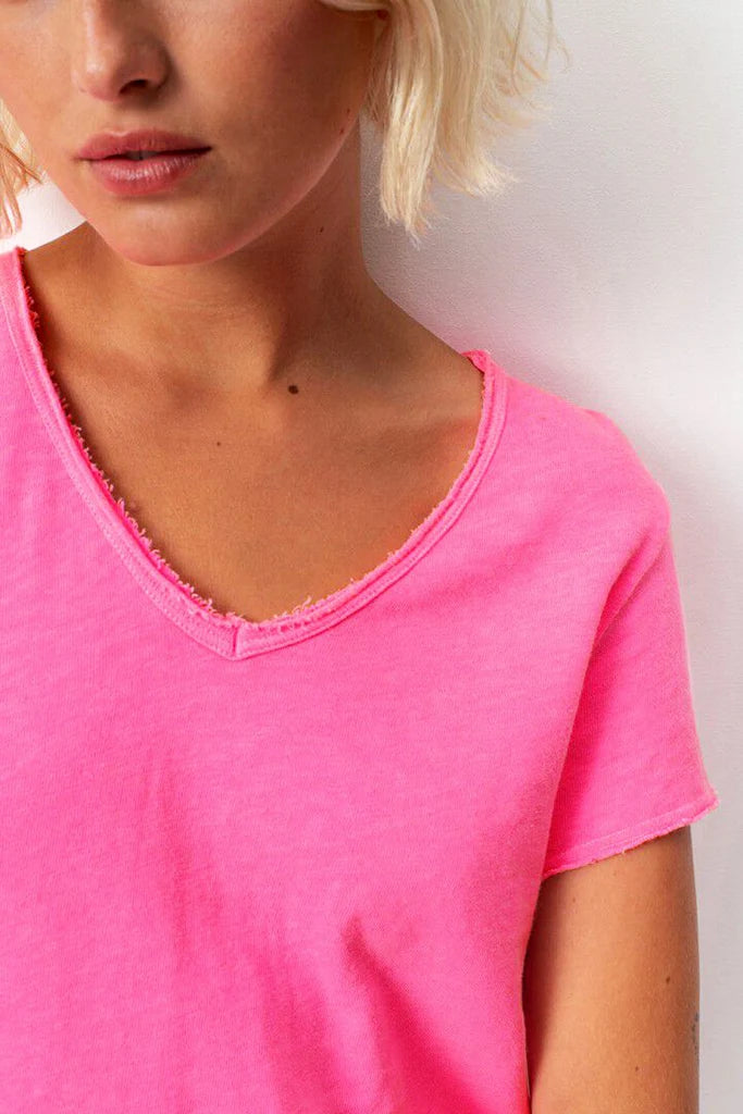 American Vintage - Son02AG Sonoma Tee | Pink Acid