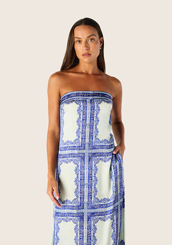 Mos the Label - Jordi Strapless Midi Dress
