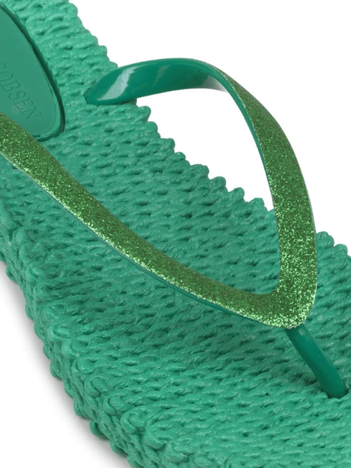 Ilse Jacobsen - Cheerful Glitter Thongs | Northern Green