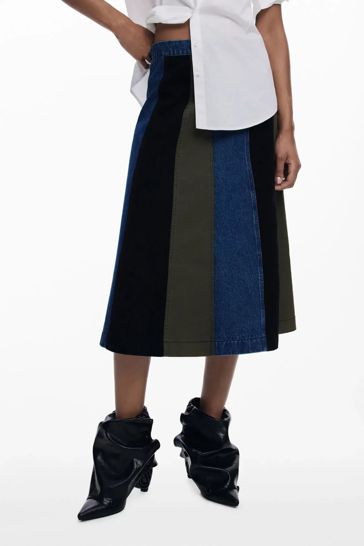 Desigual - Patches Denim Skirt - Torso