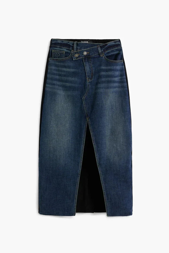 Desigual - Twisted Denim Skirt - Torso