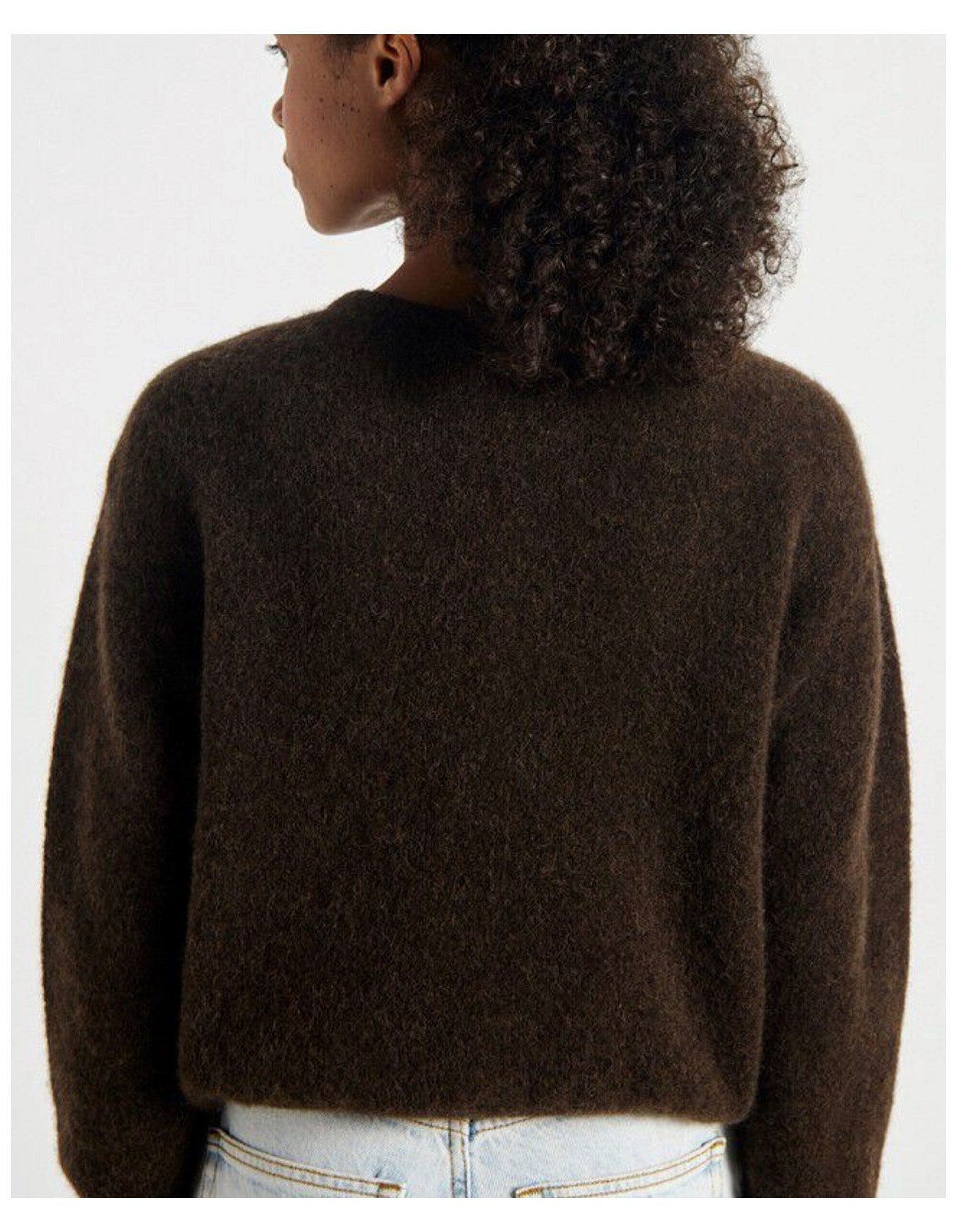 American Vintage - Vitow Cardigan VITO19E | Chocolate