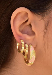 Mountain and Moon - Maria Hoops