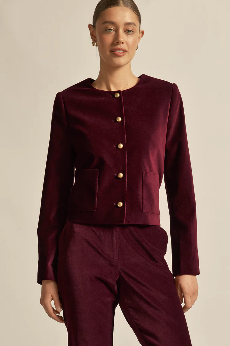 Zoe Kratzmann - Sway Jacket | Berry