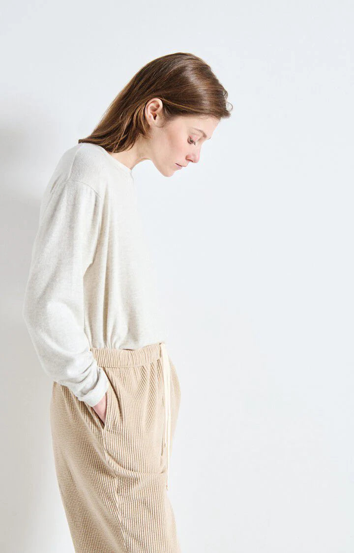American Vintage - Ypawood LS Top | Heather Grey