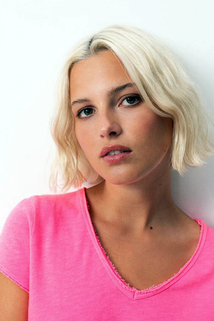 American Vintage - Son02AG Sonoma Tee | Pink Acid