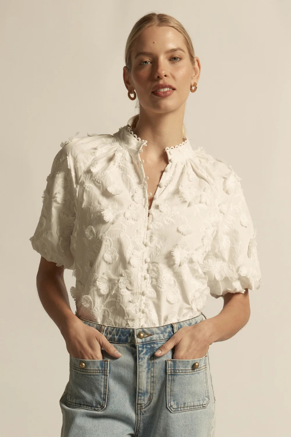 Zoe Kratzmann - Solstice Top | Porcelain Brodie
