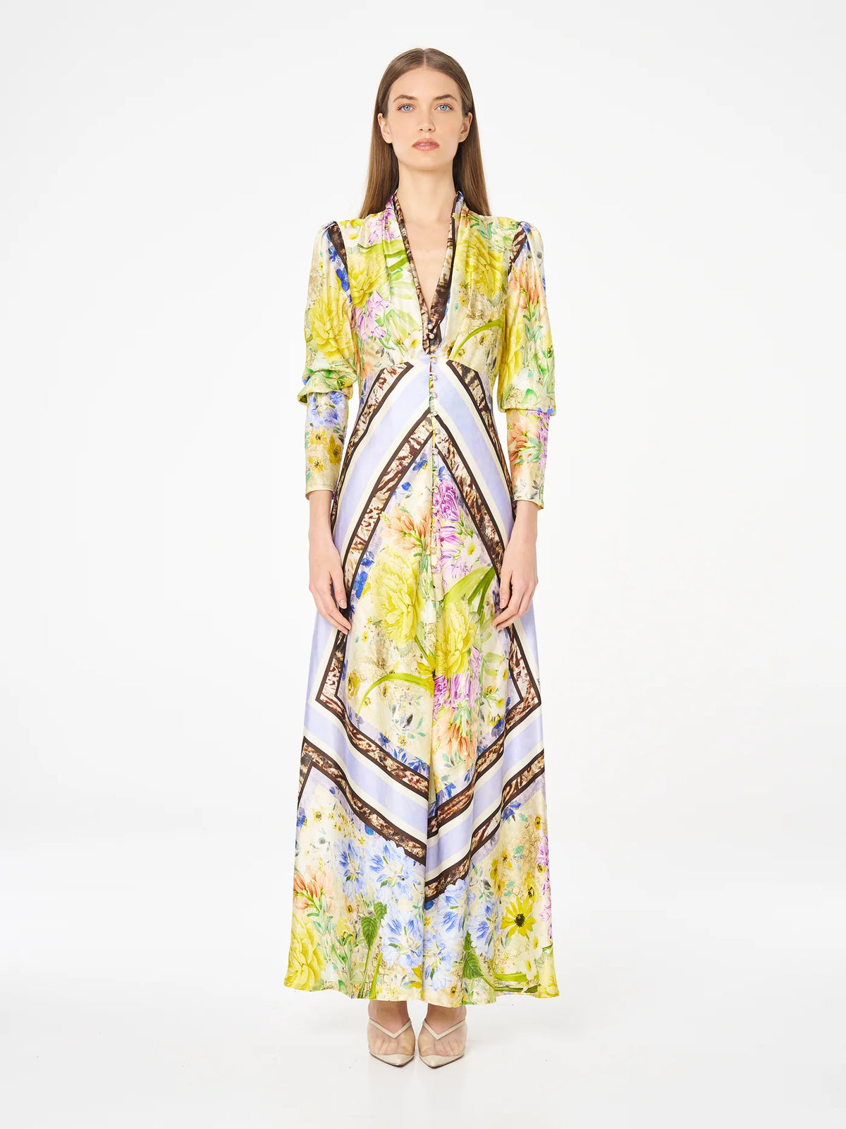 Moss and Spy - Alicia Long Sleeve | Lilac Citrus Floral