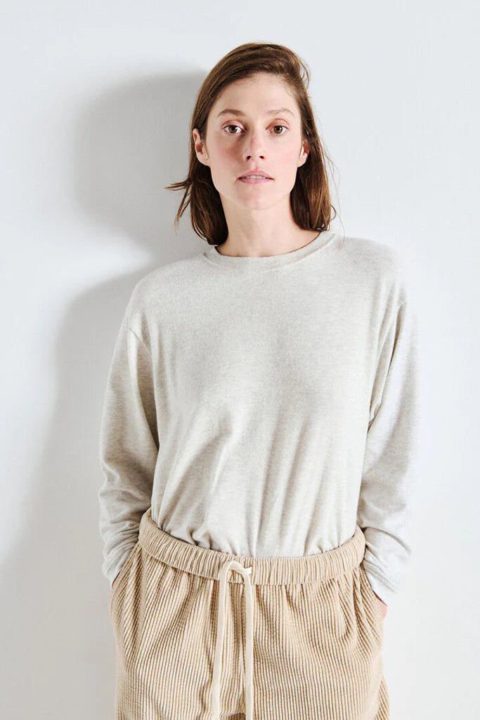 American Vintage - Ypawood LS Top | Heather Grey