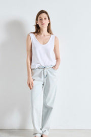 American Vintage - Son29G Cotton Tank | White