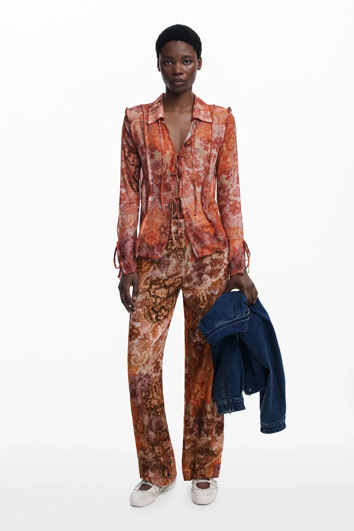 Desigual  -  Romantica Corduroy Pant - Torso