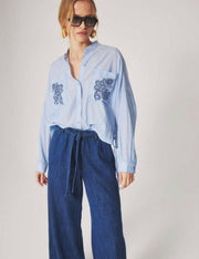 Louizon - Joudour Shirt | Blue Chambray