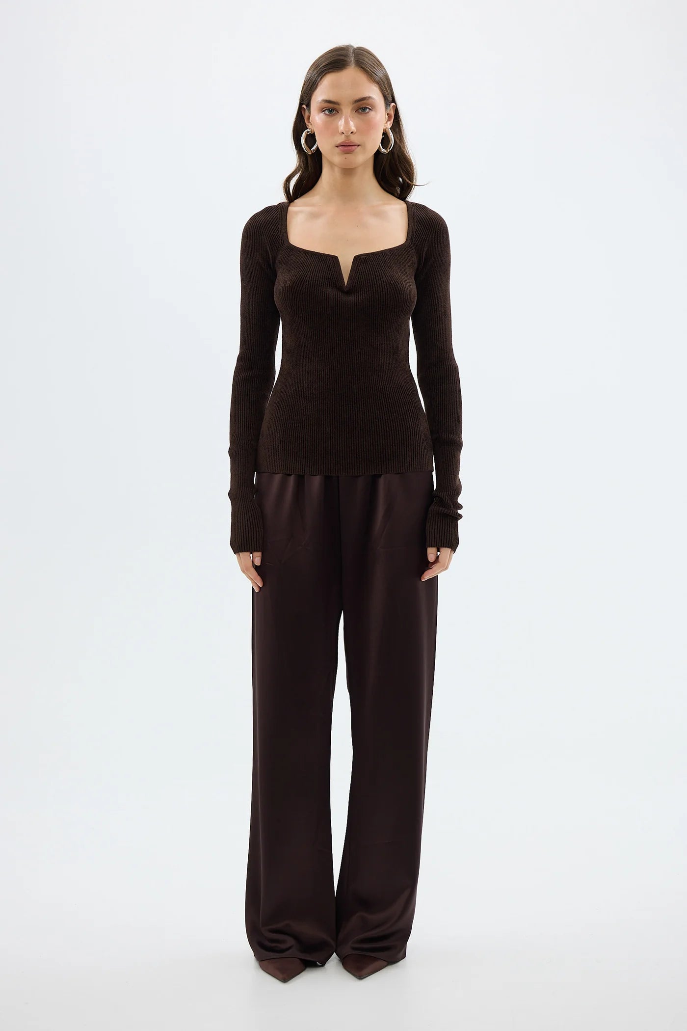 Bubish - Hazel Velour Top - Chocolate