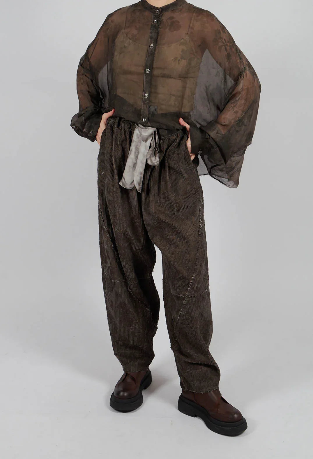 Sanctamuerte - Semi Baggy Pant | Bengal Brown - Torso