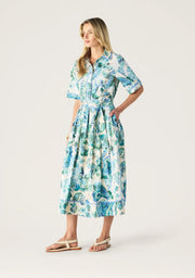 Mos the Label Opaline Midi Skirt in soft fabric, featuring a flowy design and elegant silhouette.