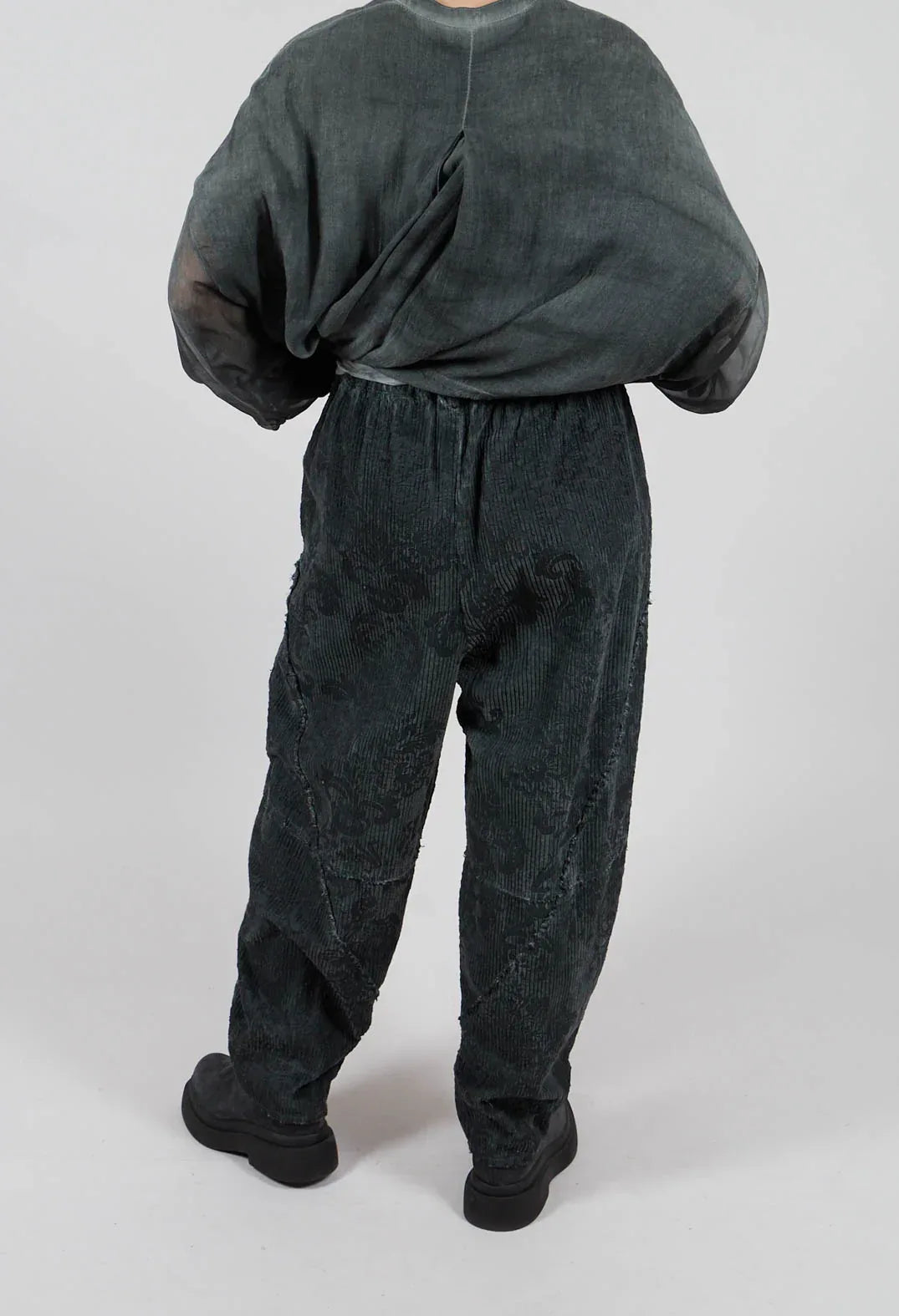 Sanctamuerte - Tulip Pant | Emerald Grey - Torso