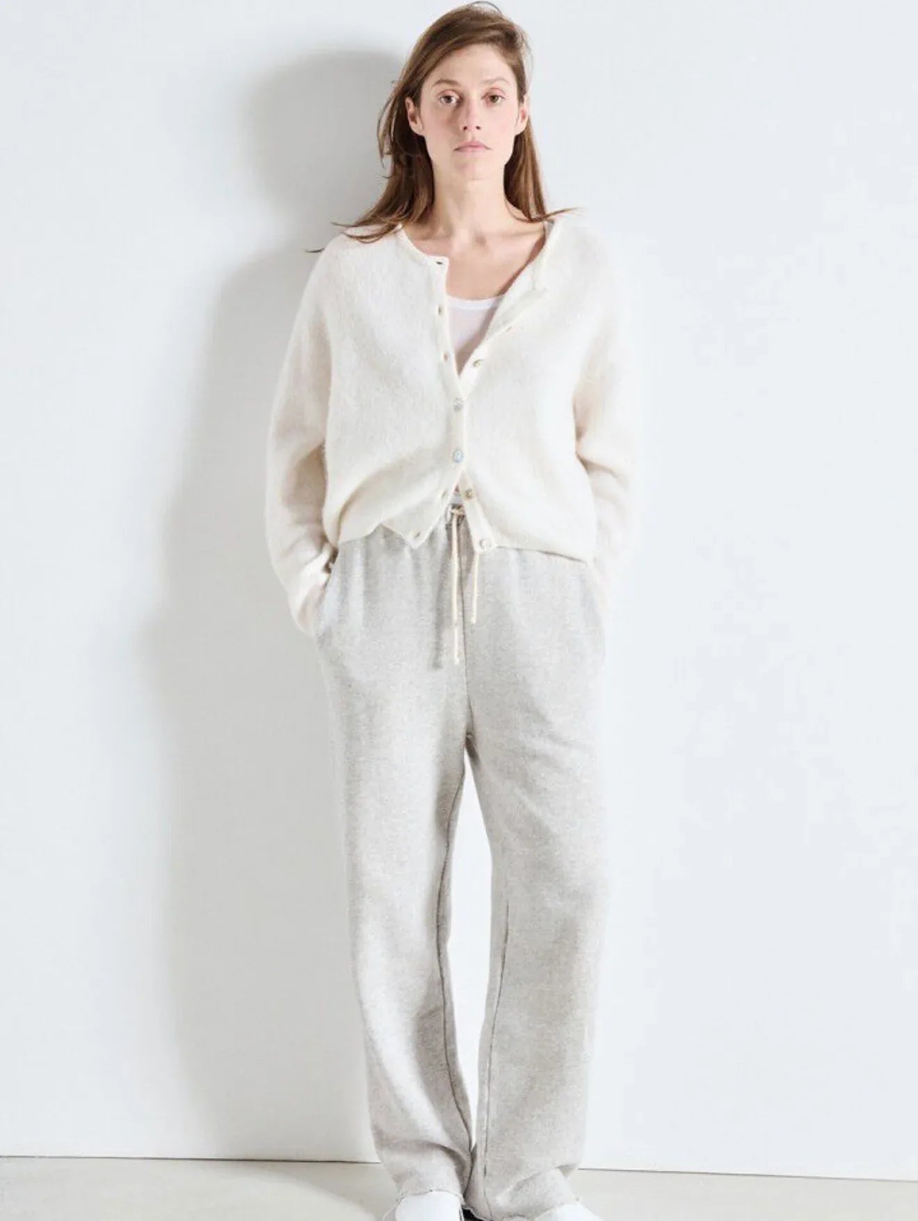 American Vintage - Vitow Cardigan VITO19E | White