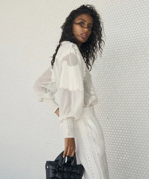 Nu Denmark - Yaina Top | White