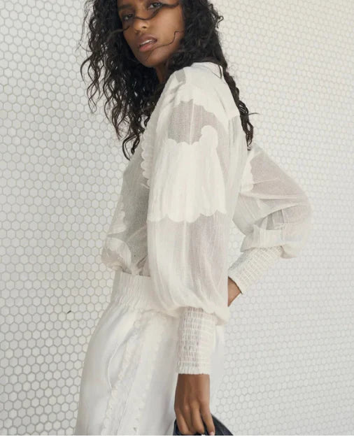 Nu Denmark - Yaina Top | White