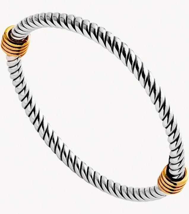 Najo - Rope Silver/Tumbaga Bangle