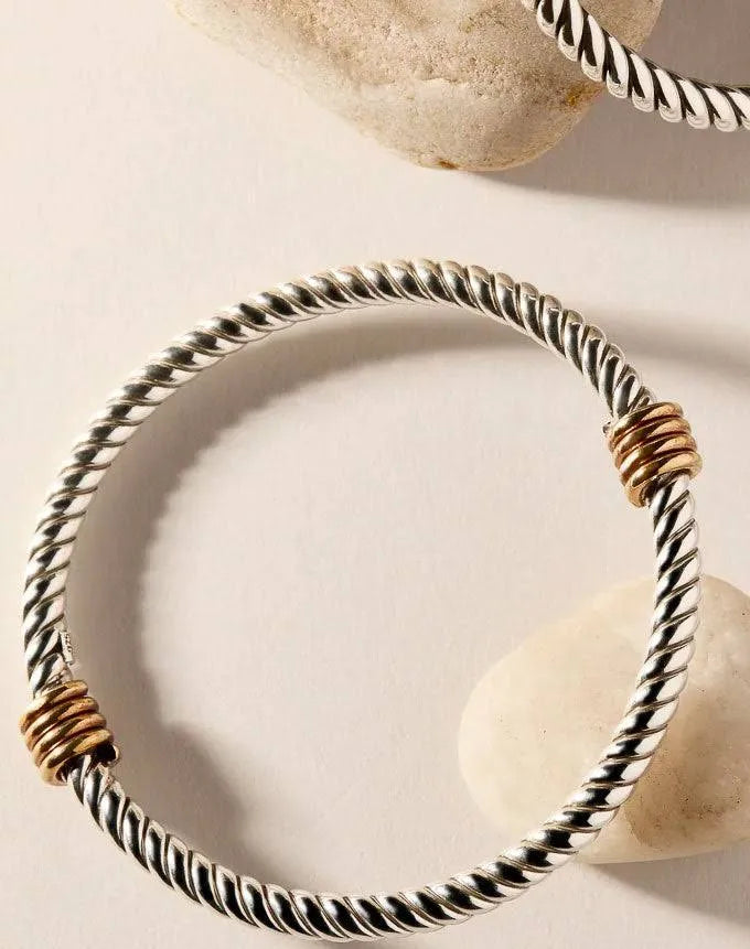 Najo - Rope Silver/Tumbaga Bangle