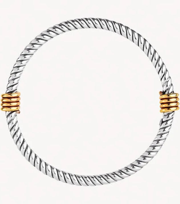 Najo - Rope Silver/Tumbaga Bangle