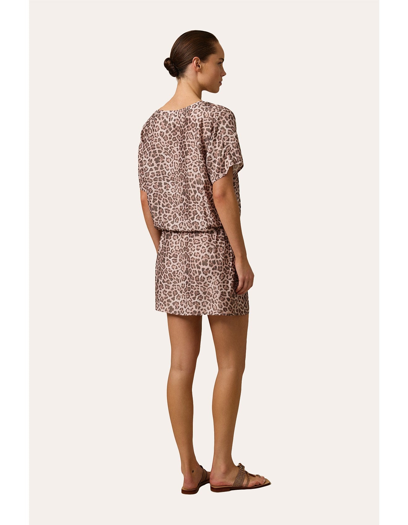 Monte and Lou - Belle Short Sleeve Shirt Dress