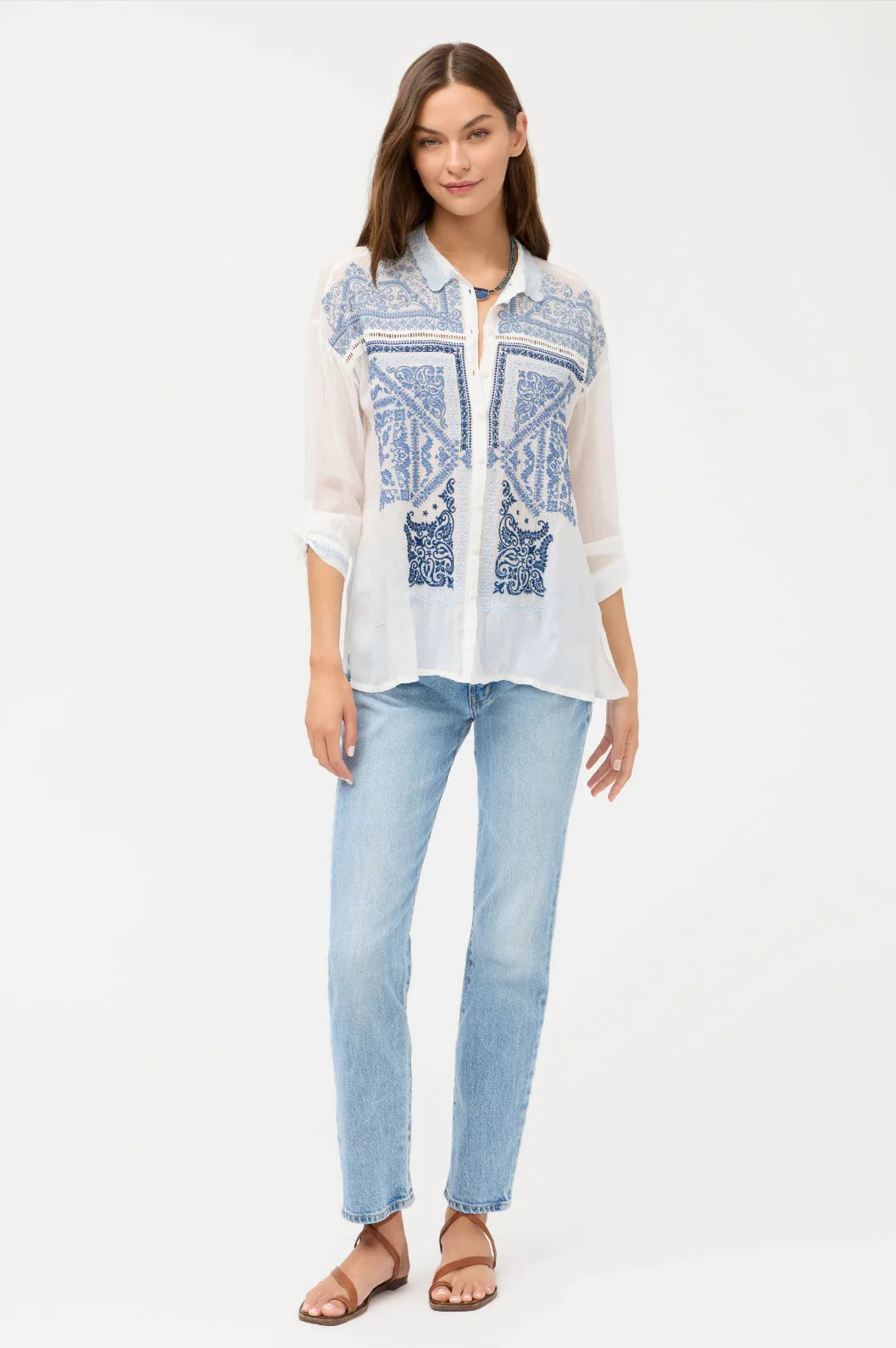 Johnny Was - The Slim Audrey Collared Shirt