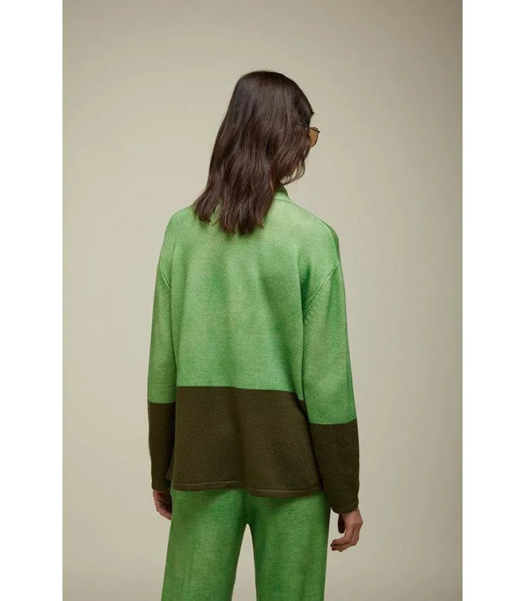 Jei’s -  Knit Parka | Verde - Torso