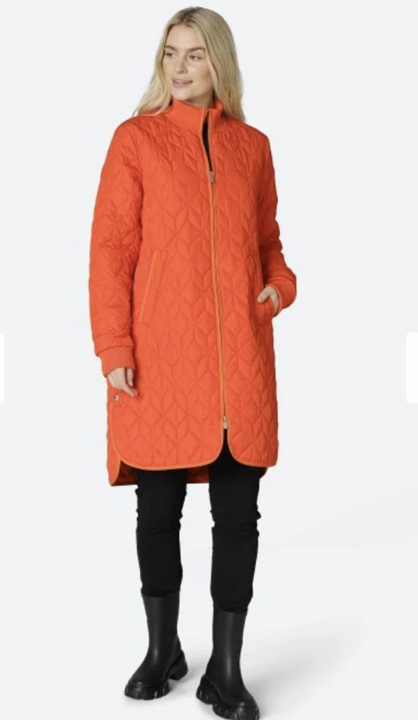 Ilse Jacobsen - Quilted Jacket | Wild Orange
