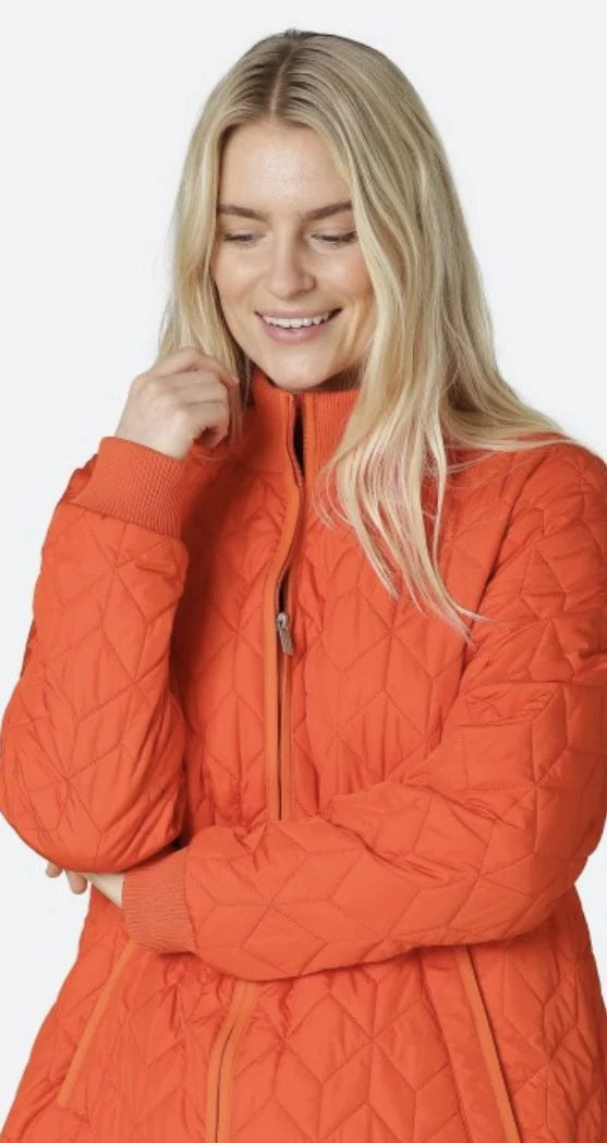 Ilse Jacobsen - Quilted Jacket | Wild Orange