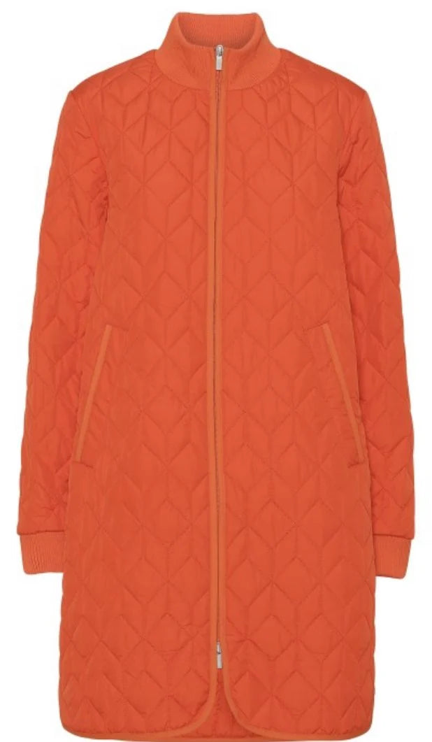 Ilse Jacobsen - Quilted Jacket | Wild Orange