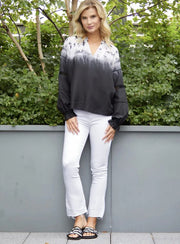 Go Silk -Go Attention to Detail | Tie Dye Suede Grey
