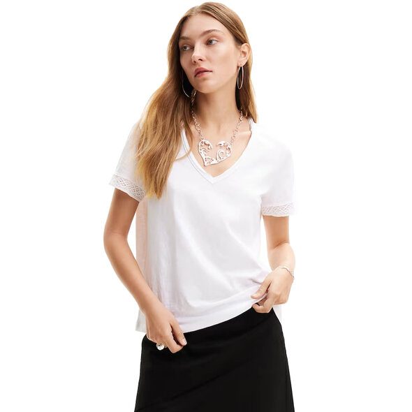 Desigual - Damasco Tee | White