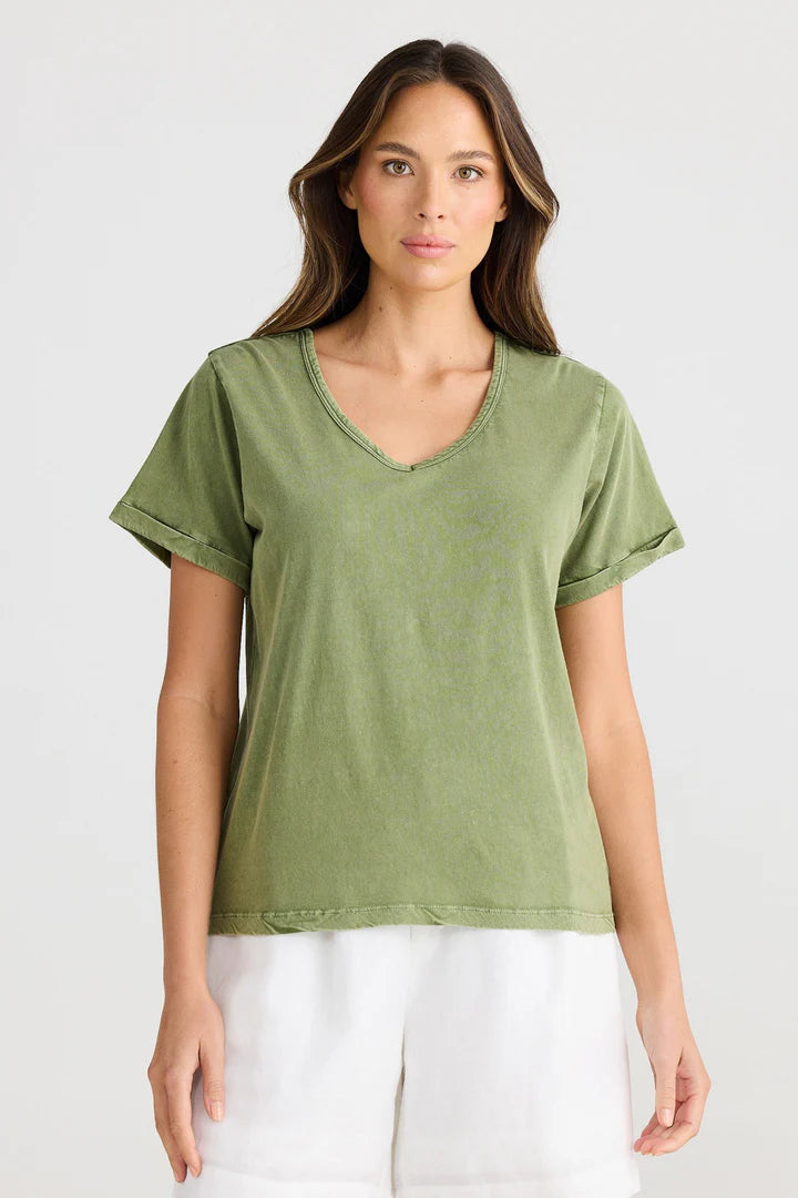 The Shanty Corporation - Kasia Short Sleeve Tee | Green