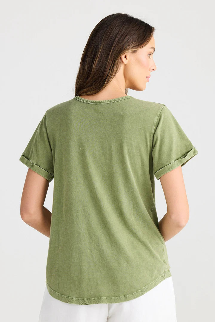 The Shanty Corporation - Kasia Short Sleeve Tee | Green