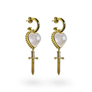 Mountain and Moon - Juliet Earring - Crystal Quartz