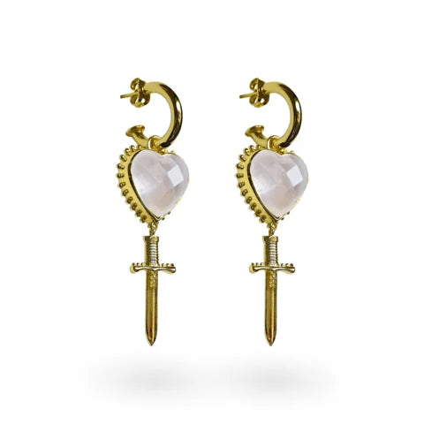 Mountain and Moon - Juliet Earring - Crystal Quartz