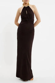Rebecca Vallance - Phoenix Gown Chocolate - Torso