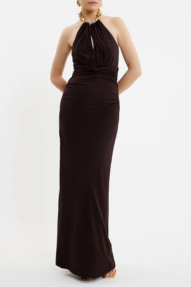 Rebecca Vallance - Phoenix Gown Chocolate
