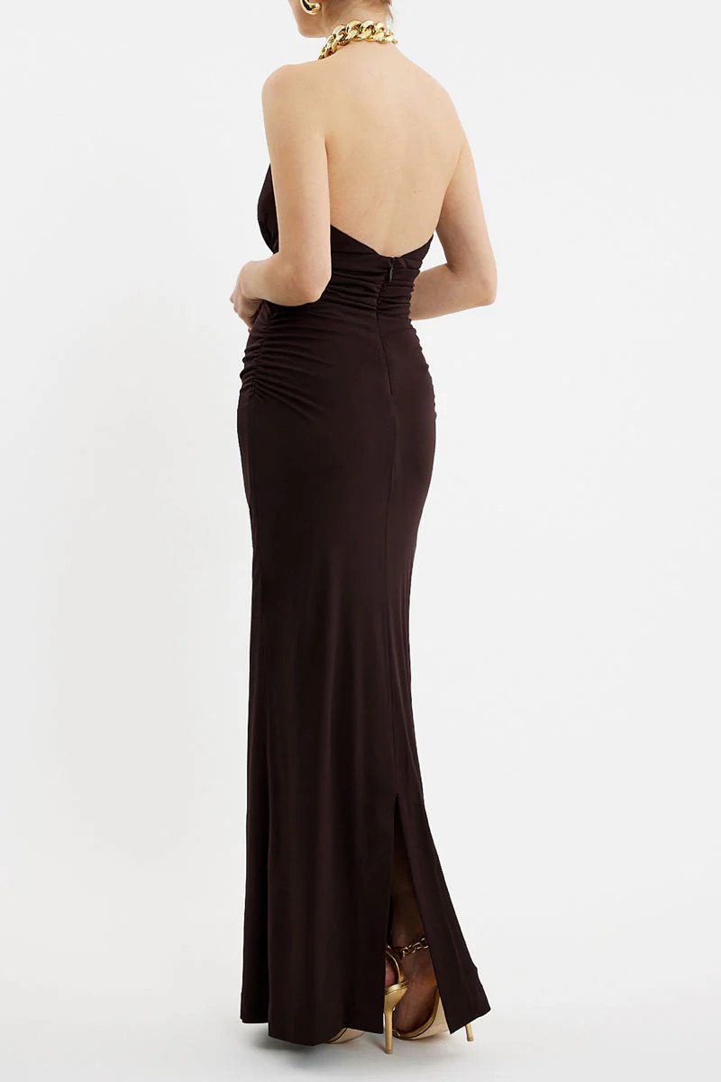 Rebecca Vallance - Phoenix Gown Chocolate
