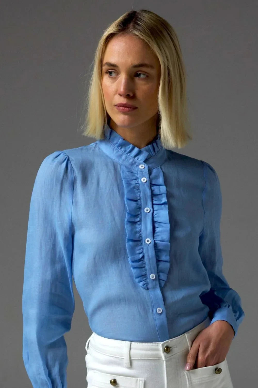 Zoe Kratzmann - Dialect Top | Arctic