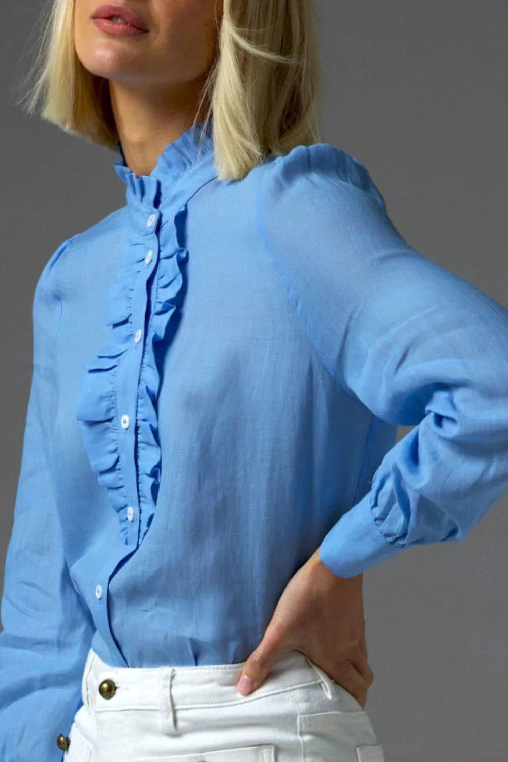 Zoe Kratzmann - Dialect Top | Arctic