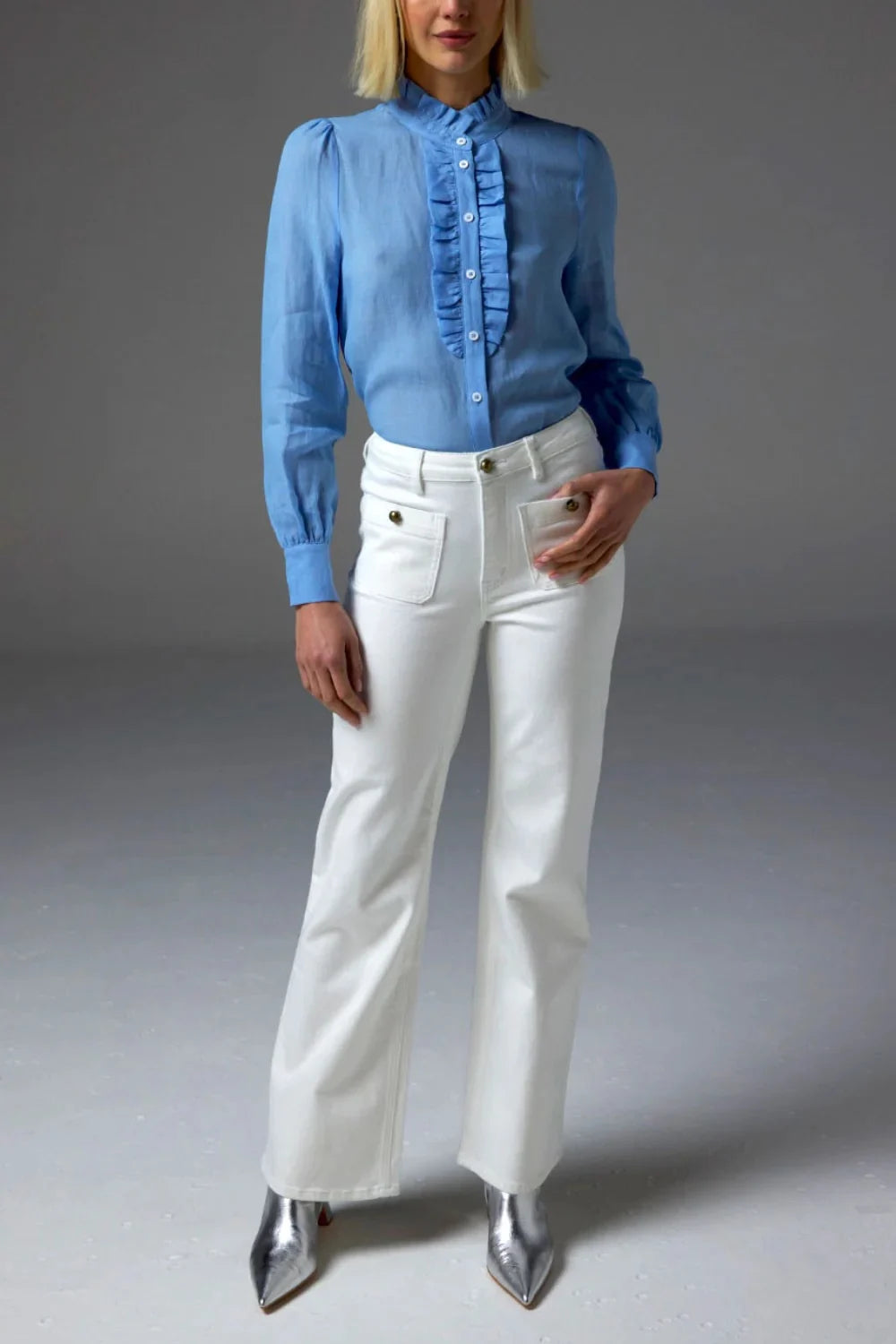 Zoe Kratzmann - Dialect Top | Arctic
