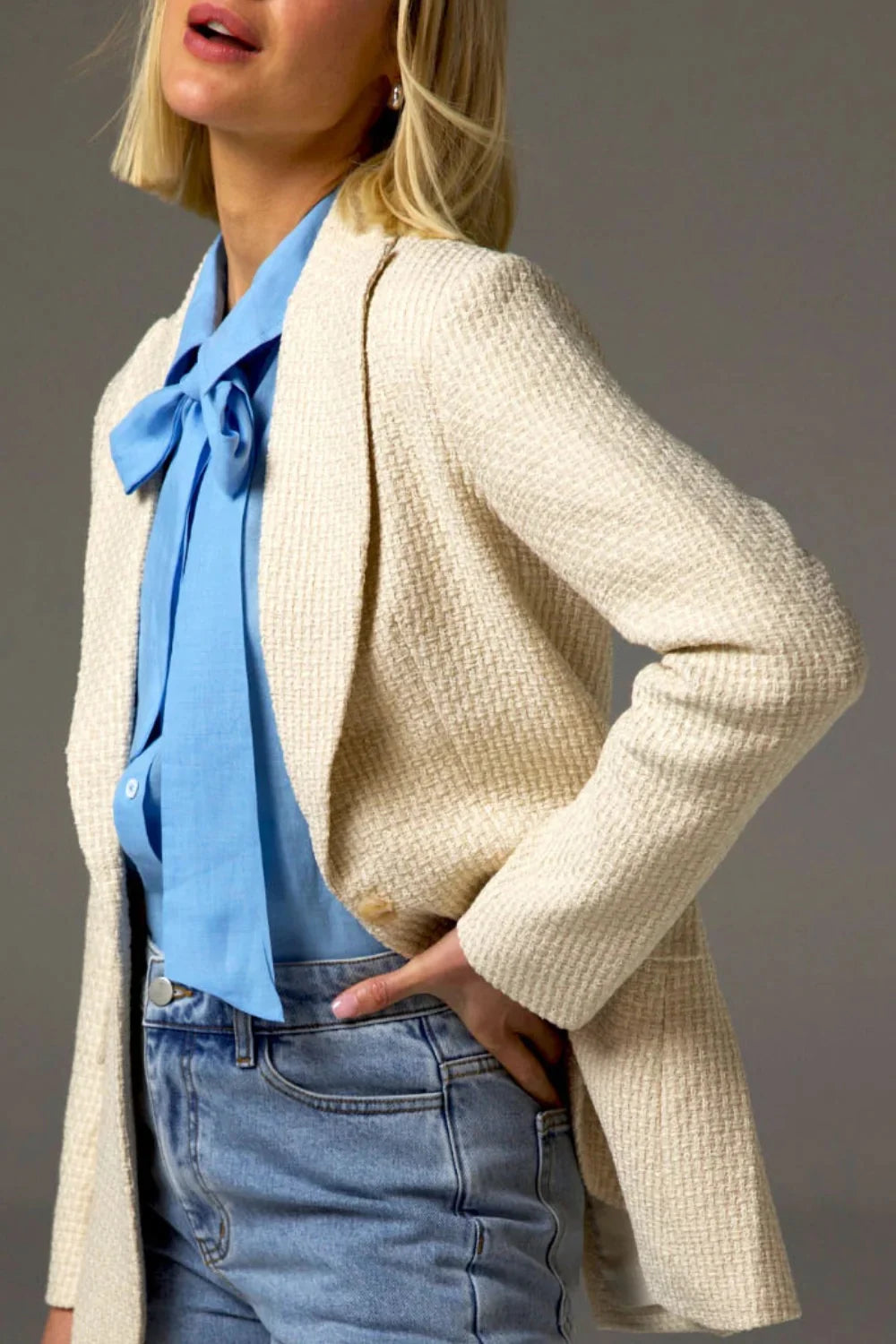Zoe Kratzmann - Emporium Jacket | Ecru Boucle
