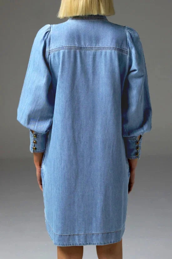 Zoe Kratzmann - Elocution Dress | Light Wash Denim