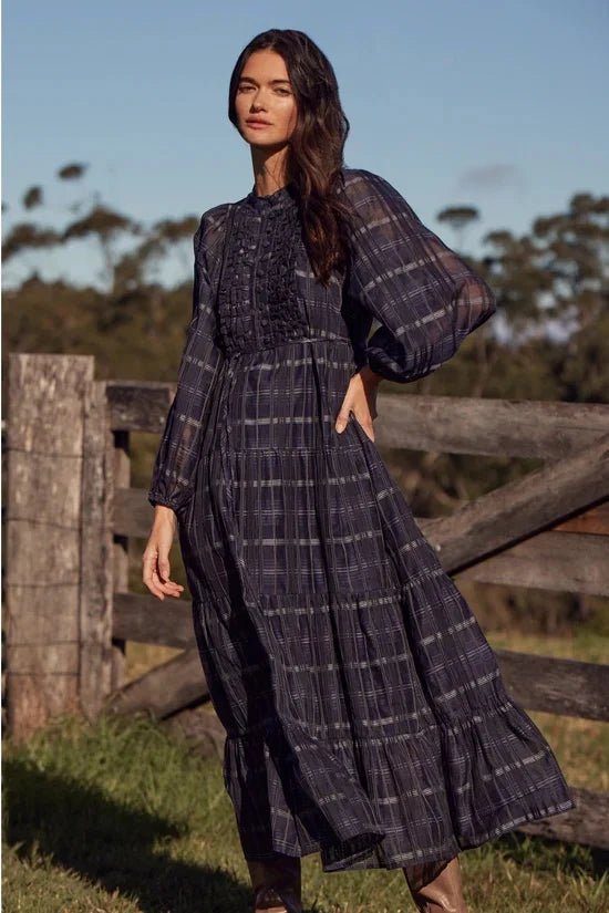 Zoe Kratzmann - Zeal Dress | Ink Black Check
