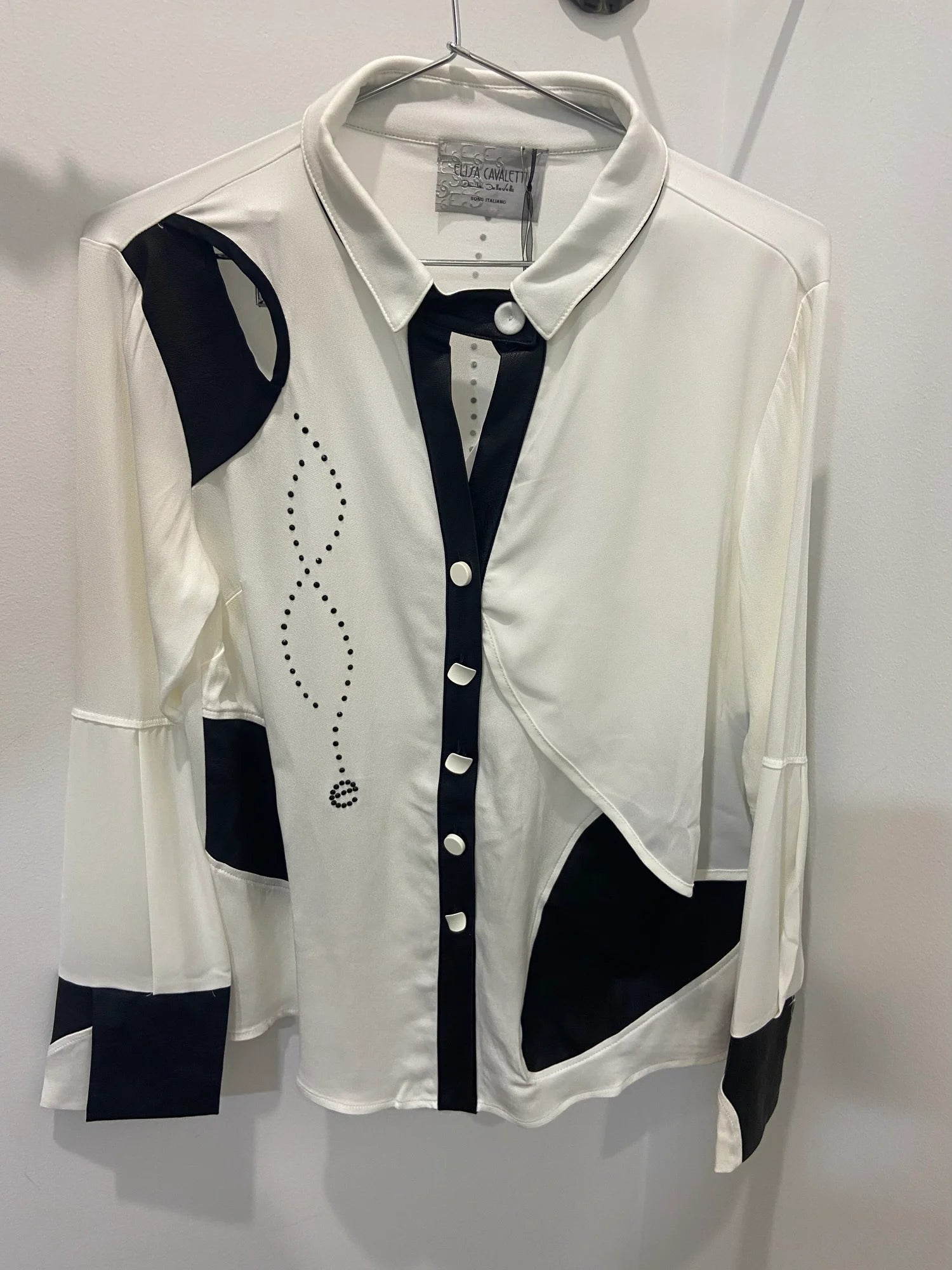 Elisa Cavaletti - Cutout Detailed Blouse | Black